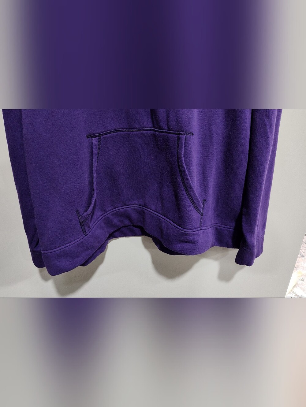 Baltimore Ravens NFL Men's 2XL Fanatics Purple Logo Fleece Hoodie Sweatshirt - Picture 4 of 9